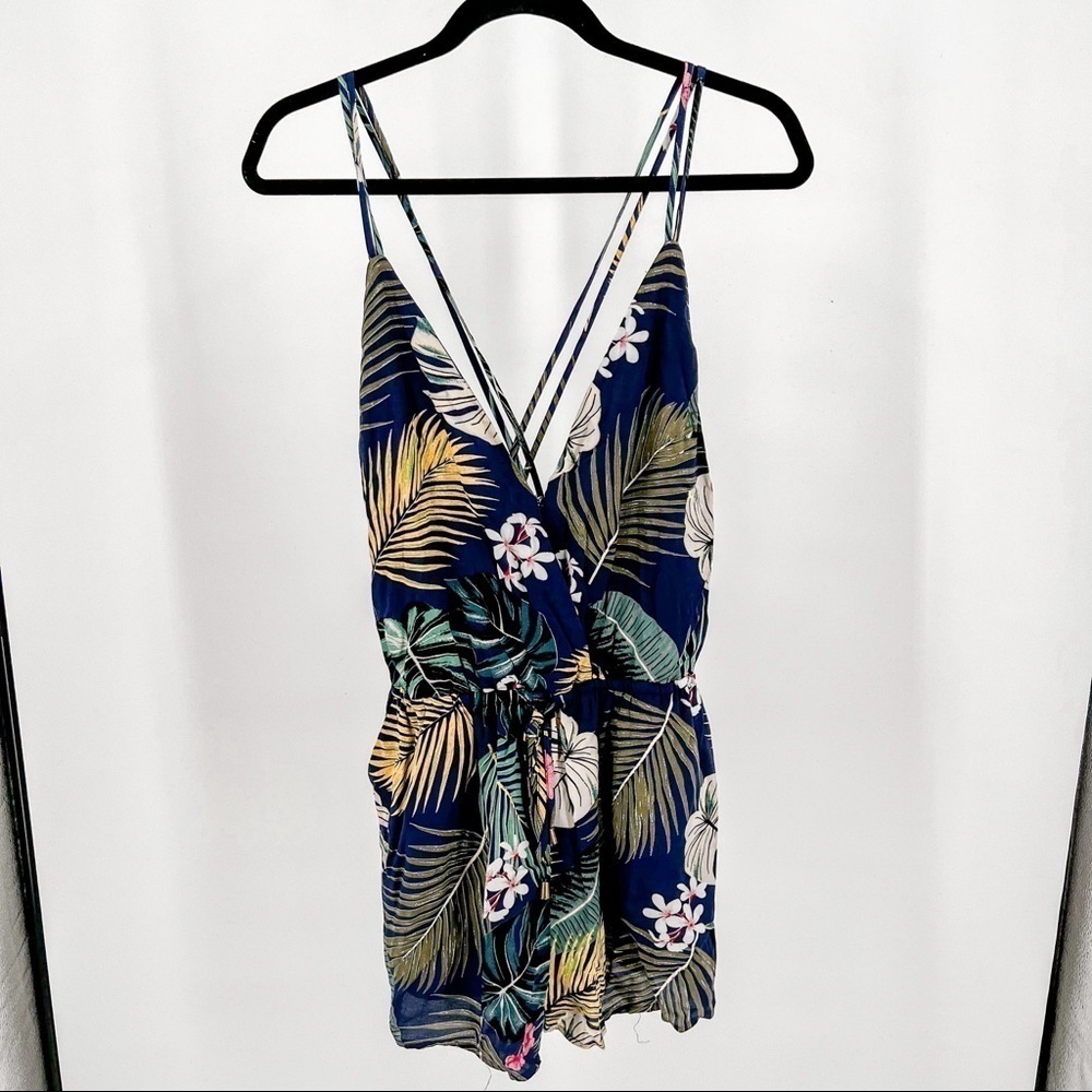 NWT Love Riche tropical floral romper